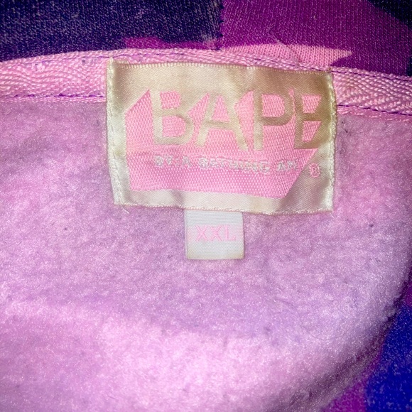 BAPE HOODIE PINK CAMO XXL - Picture 3 of 3